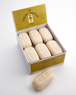 Natural Gardener Exfoliating soap 250gm display of 12. Sold out, due July